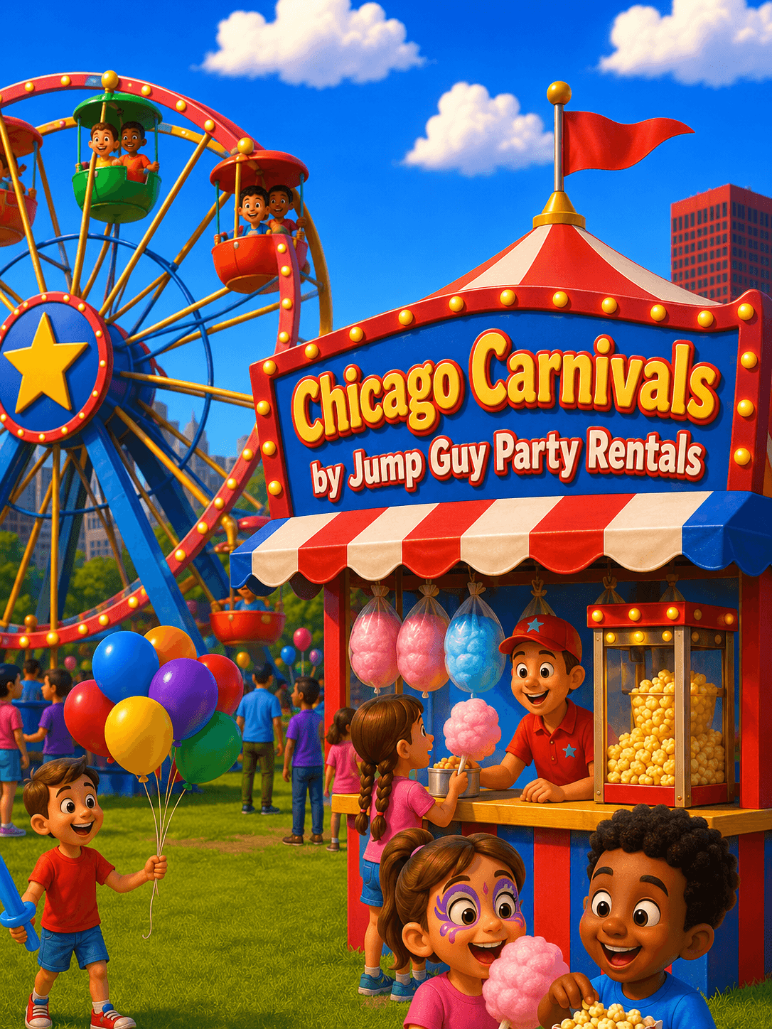 Chicago carnival games and inflatables