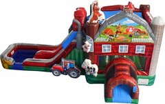 Barnyard Farm Bounce Slide Combo