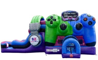 Video Gamer Bounce Slide Combo